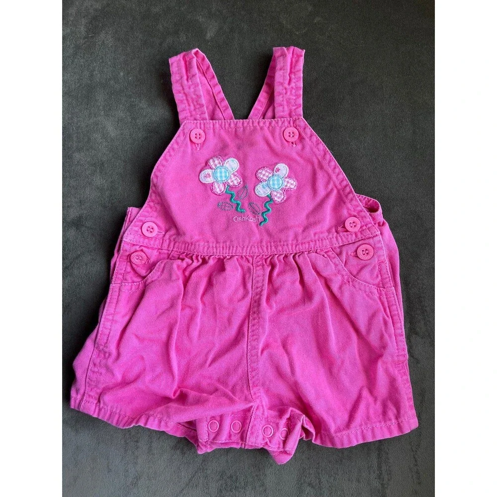 vintage floral Oshkosh overalls